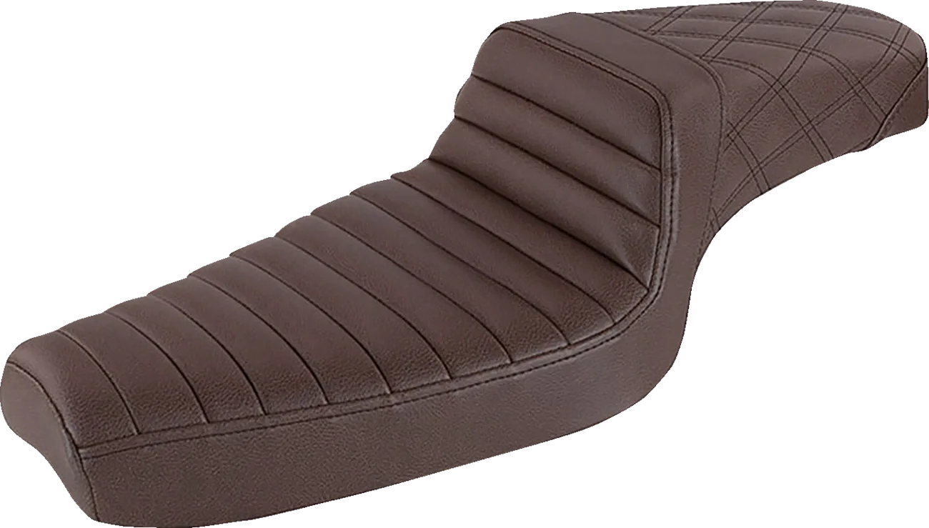 Step-Up Seat — Front Tuck-n-Roll/Rear Lattice Stitch