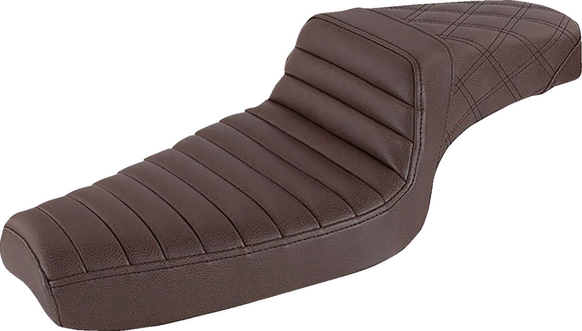 Step-Up Seat — Front Tuck-n-Roll/Rear Lattice Stitch