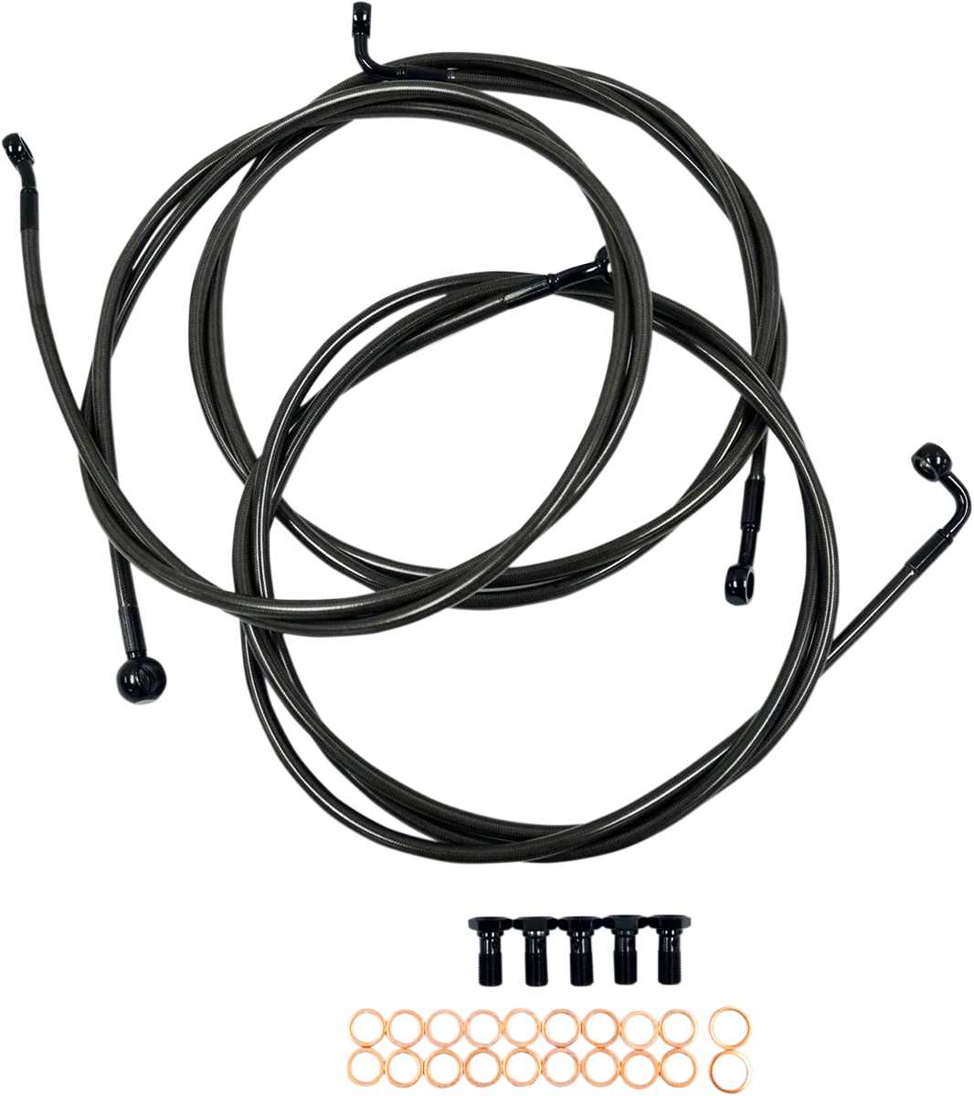 Midnight Braided Brake Line Kit