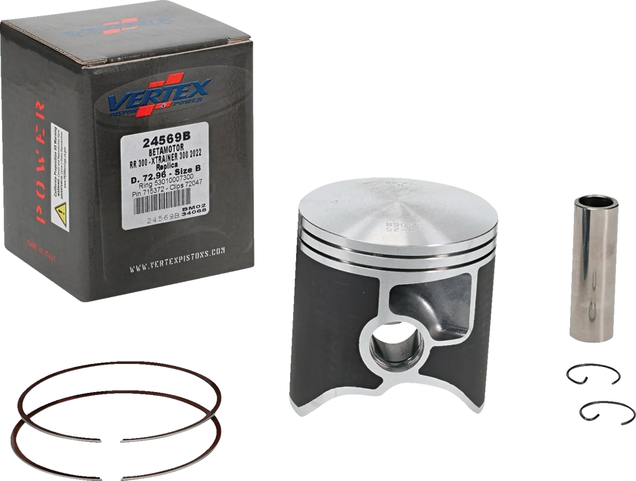 Piston Kit - Cast Replica