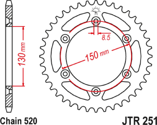 Steel Rear Sprocket
