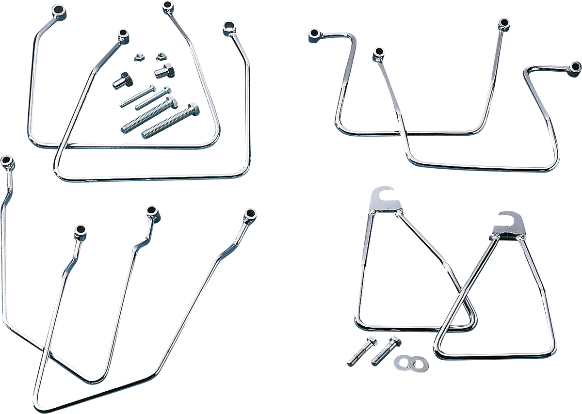 Chrome Saddlebag Support Brackets