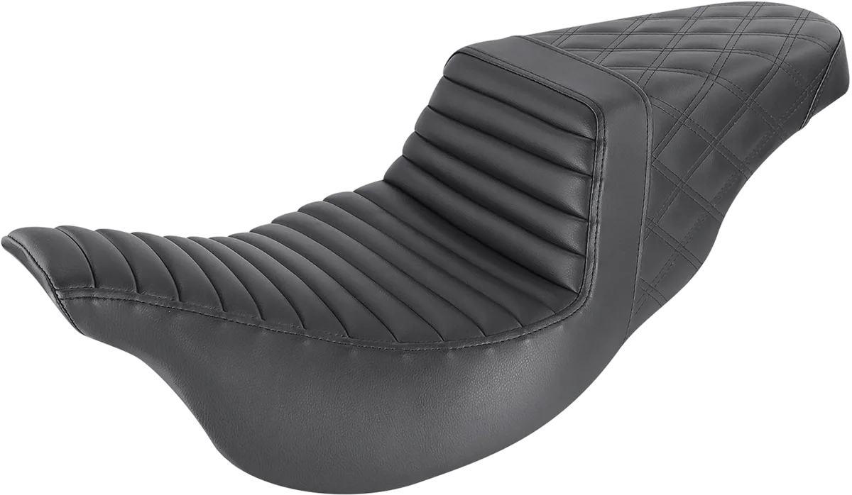 Step-Up Seat — Front Tuck-n-Roll/Rear Lattice Stitch