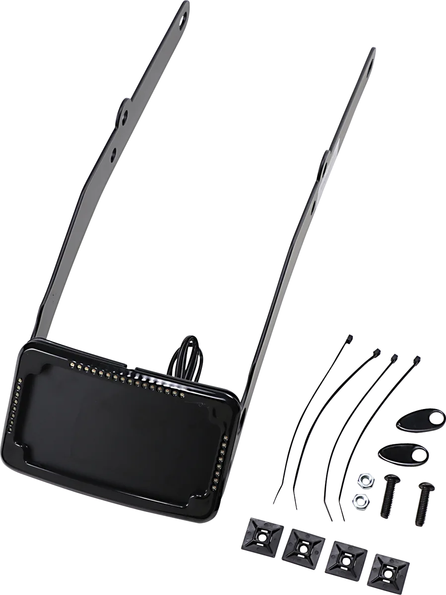 Curved License Plate Relocation Kit