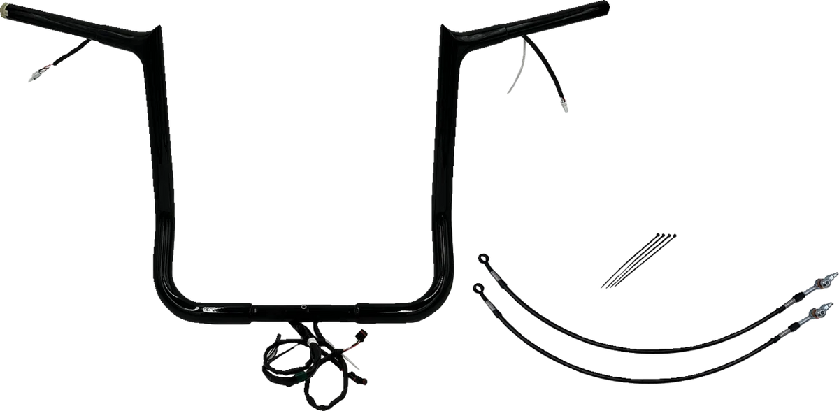 EZ Install Wired 1-1/4" Pointed Top Handlebar Kit