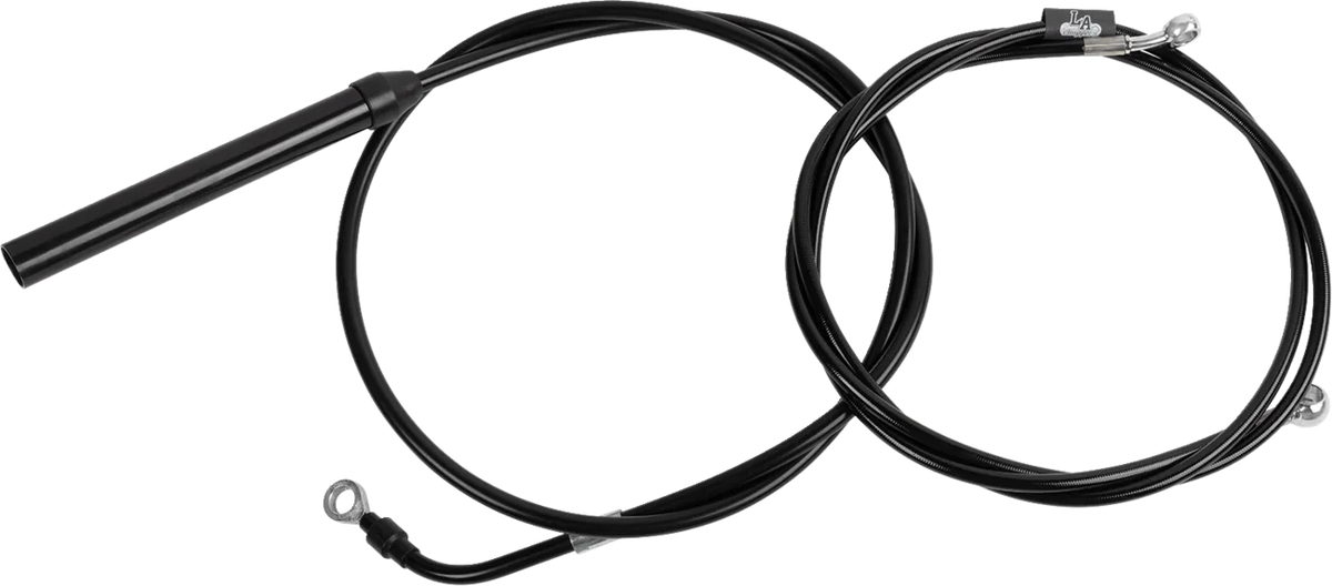 Standard Black Vinyl Handlebar Cable/Brake Line Kit — Ape Hanger
