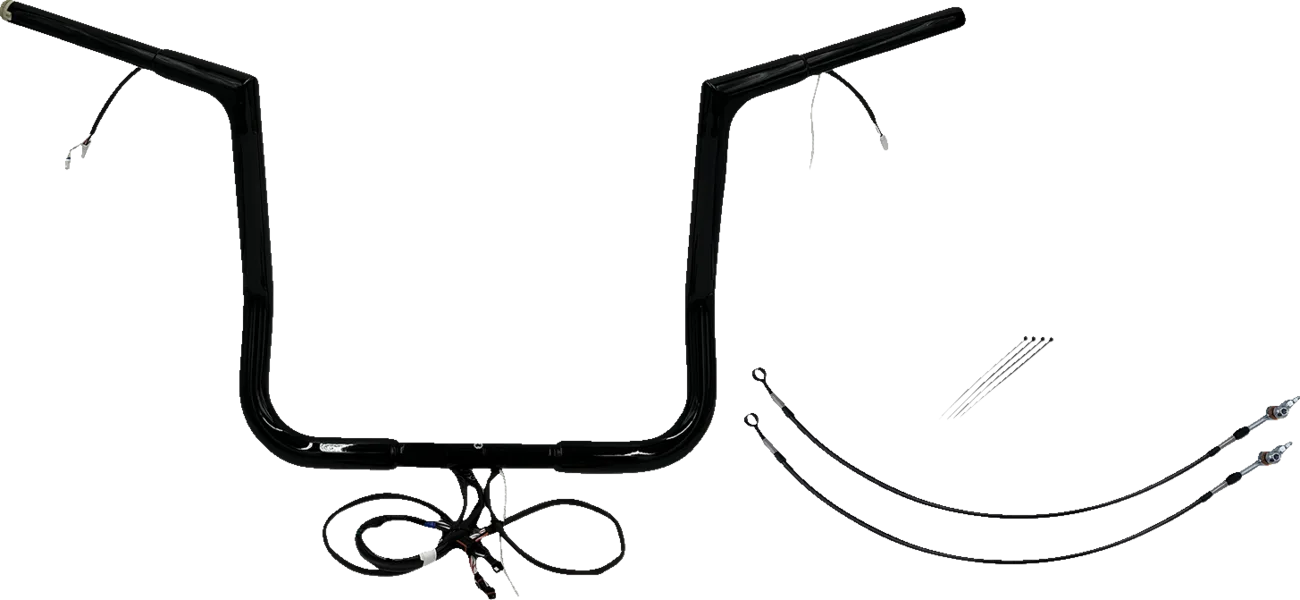 EZ Install Wired 1-1/4" Flat Top Handlebar Kit