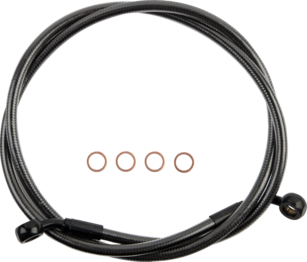 E-Z Align Braided Single Disc Front Brake Line