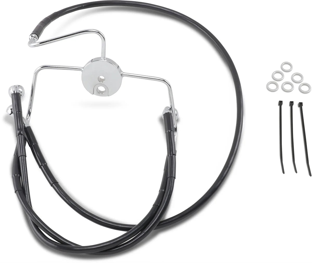 Extended Length Black Vinyl Brake Line Kit