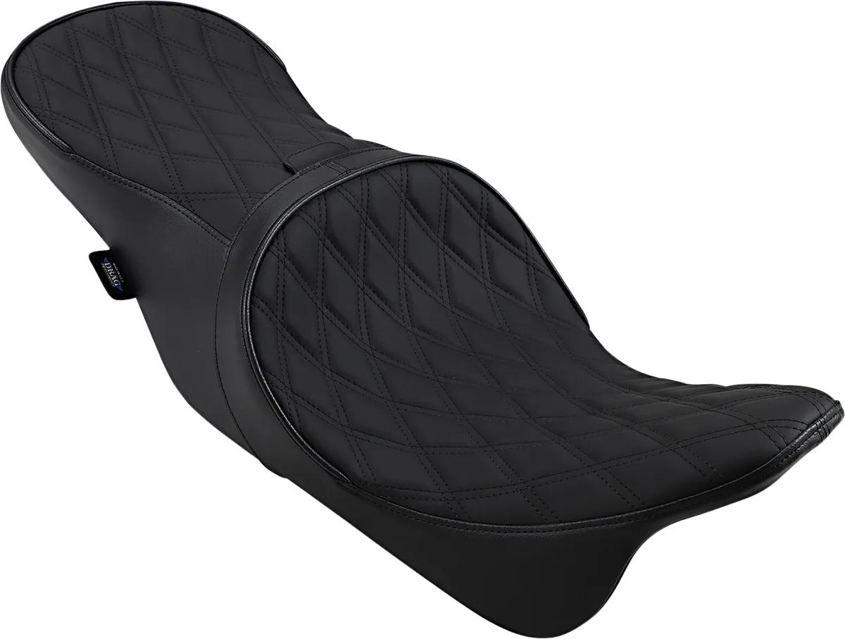 Forward Positioned 2-Up Low Profile Touring Leather Seat