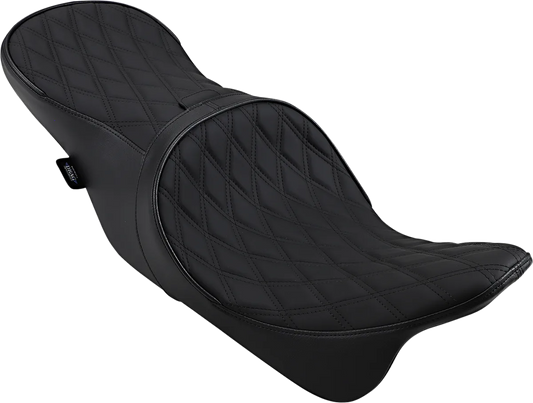 Forward Positioned 2-Up Low Profile Touring Leather Seat