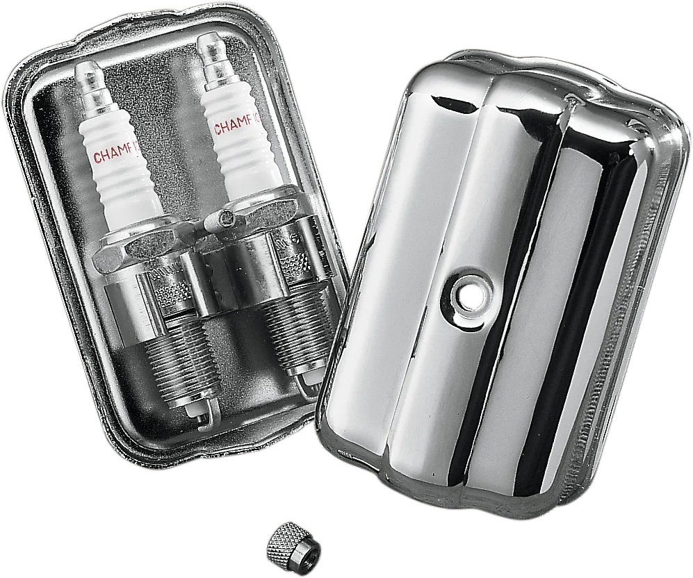 Chrome Spark Plug Holder