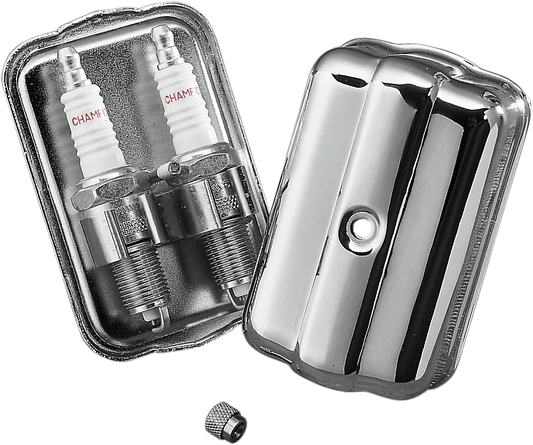 Chrome Spark Plug Holder