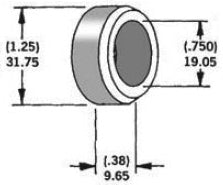 3/4" Axle Spacer