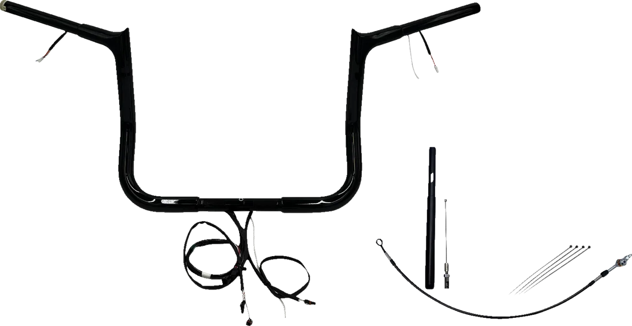 EZ Install Wired 1-1/4" Pointed Top Handlebar Kit