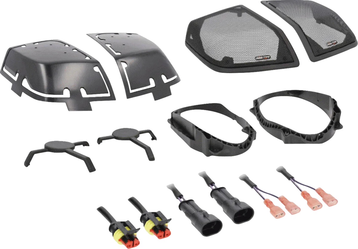 Saddlebag Lid with Speaker Cutouts