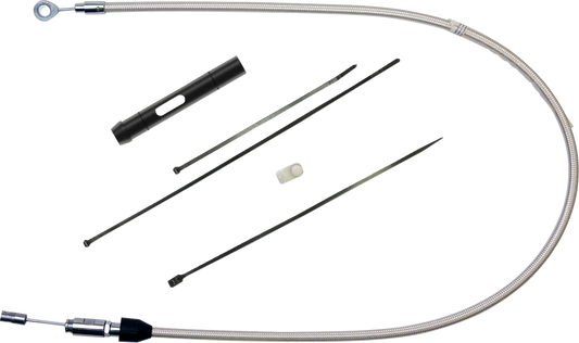 Polished Stainless Quick Connect Upper Clutch Cable