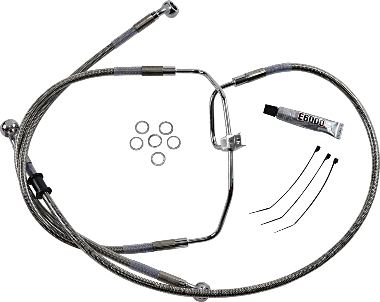 Extended Length Stainless Steel Brake Line Kit