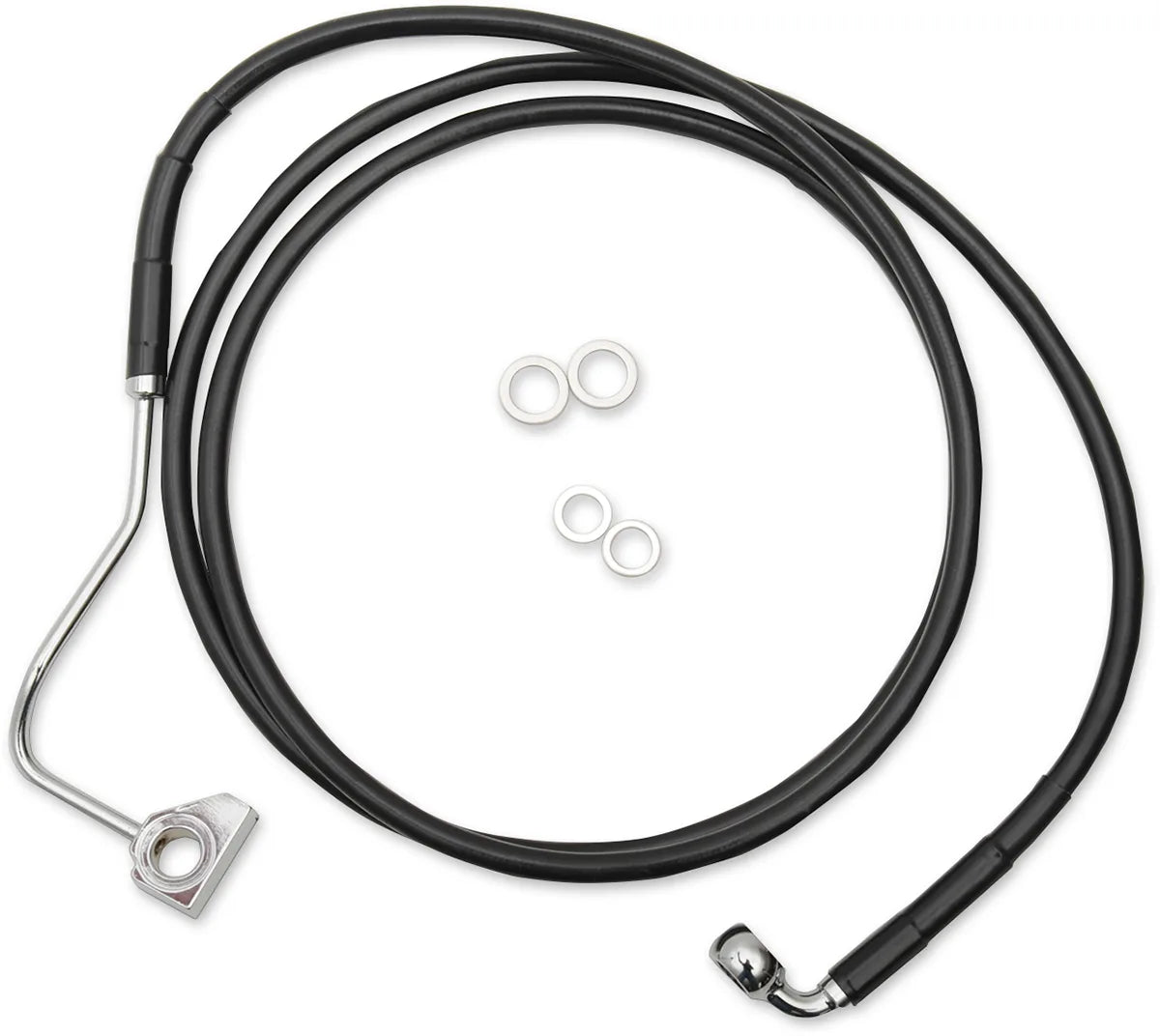 Extended Length Black Vinyl Brake Line Kit