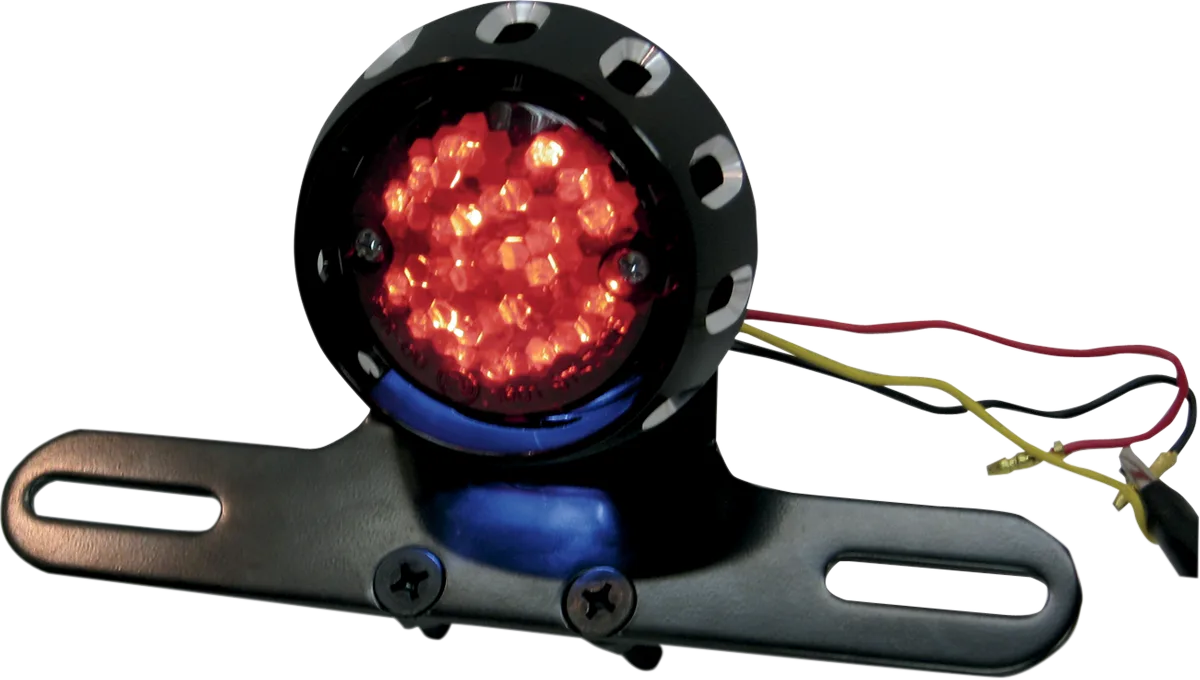 Custom Bobber Led Taillight and License Plate Mount