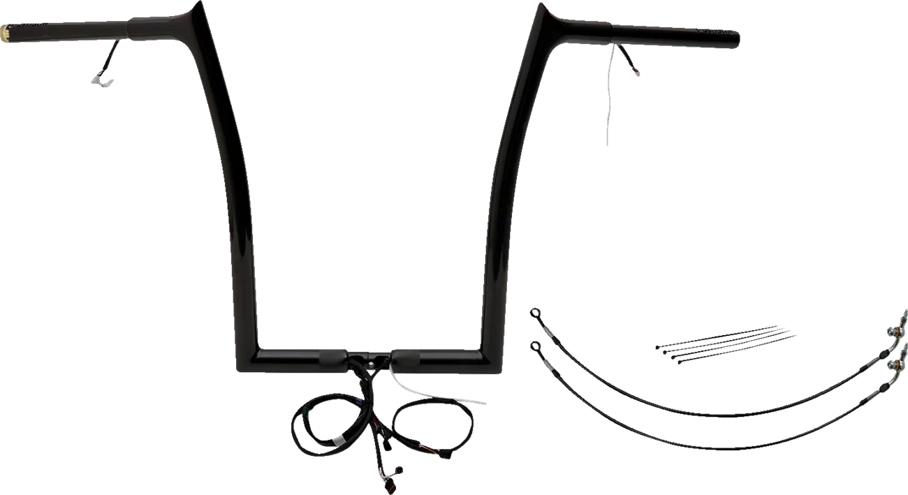 EZ Install Wired 1-1/4" Pointed Top Handlebar Kit