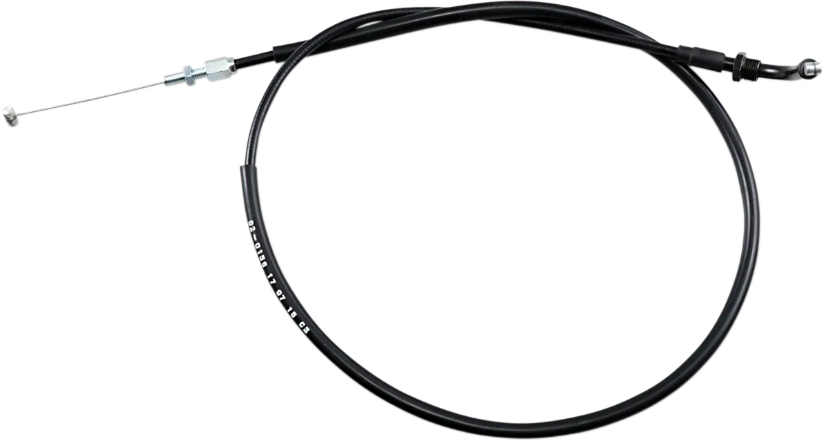 Black Vinyl Throttle Cable