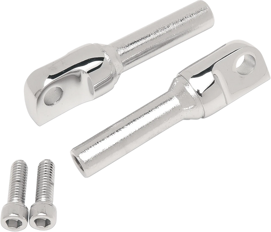 Chrome Adjustable Designer Peg Mounts