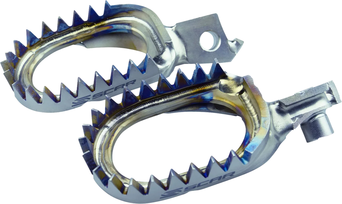 Anti-Mud Titanium Foot Pegs