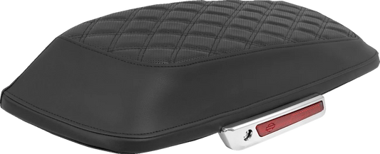 Lattice Stitched Saddlebag Lid Covers