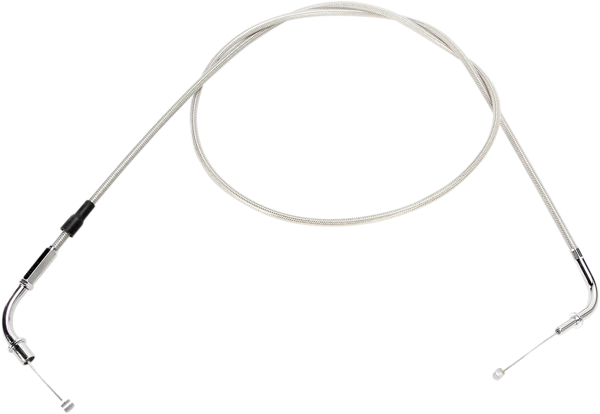 Armor Coat Stainless Steel Throttle/Idle Cable for Cruisers