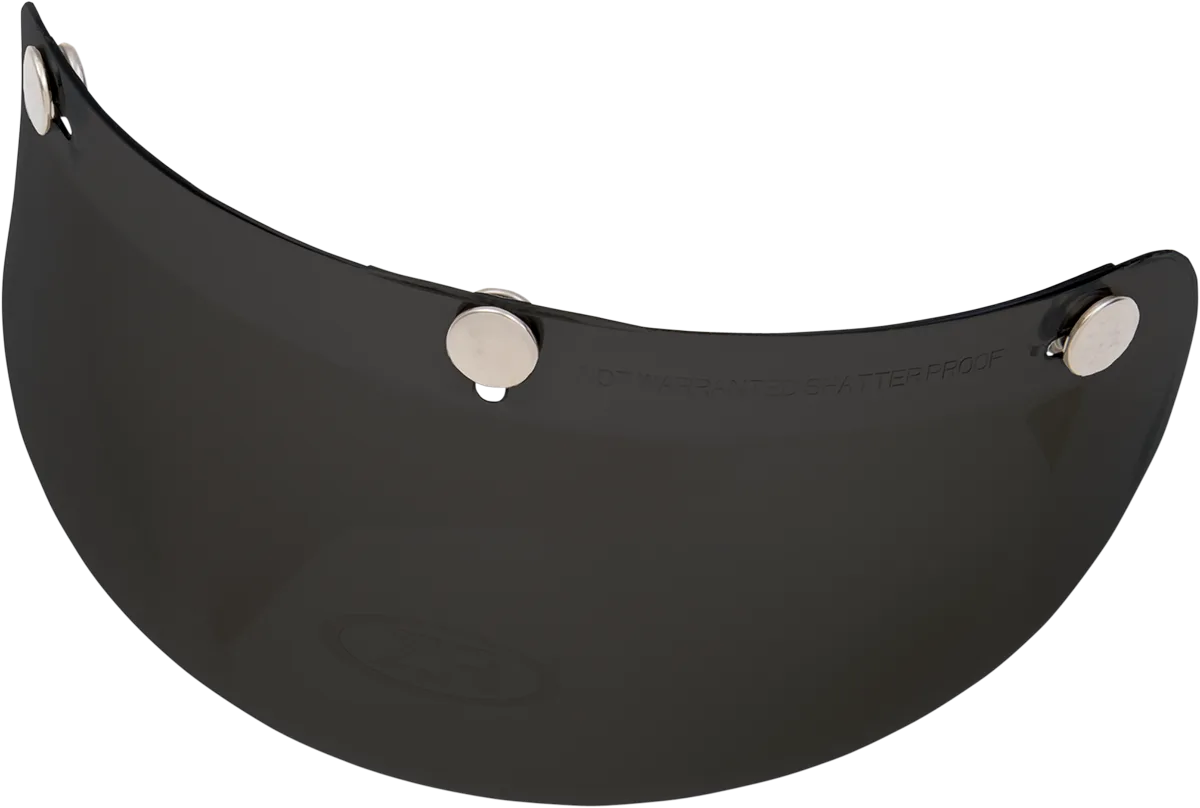 Jimmy/Drifter/Universal Helmet 3-Snap Bubble Visor