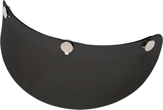 Jimmy/Drifter/Universal Helmet 3-Snap Bubble Visor