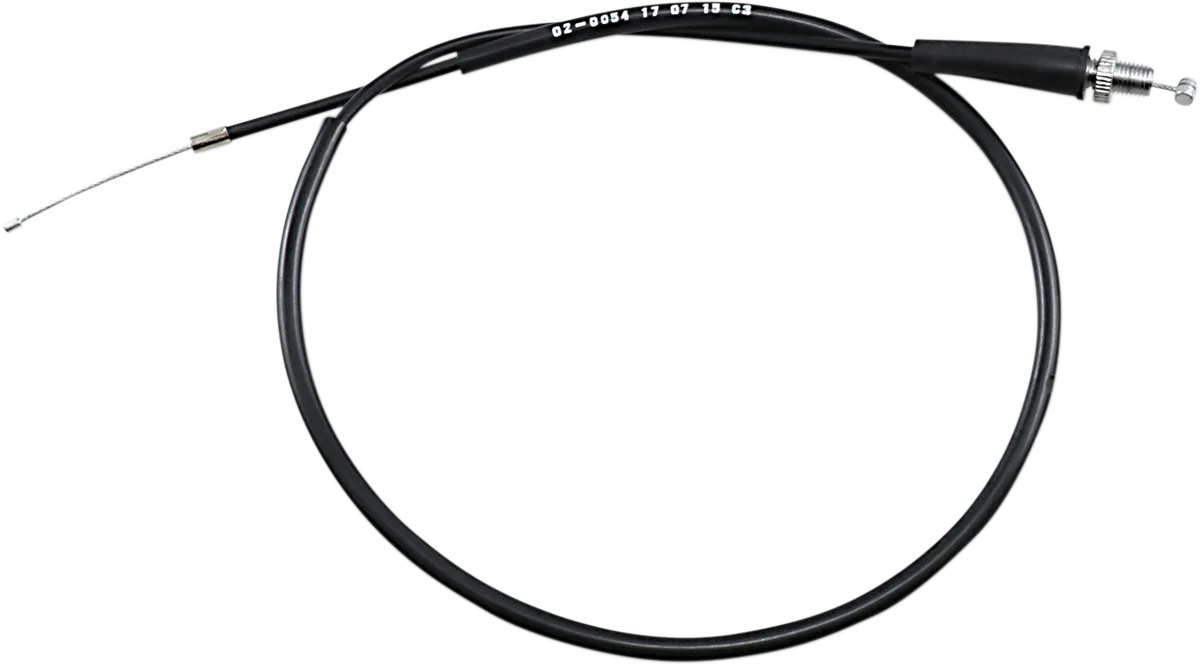 Black Vinyl Throttle Cable