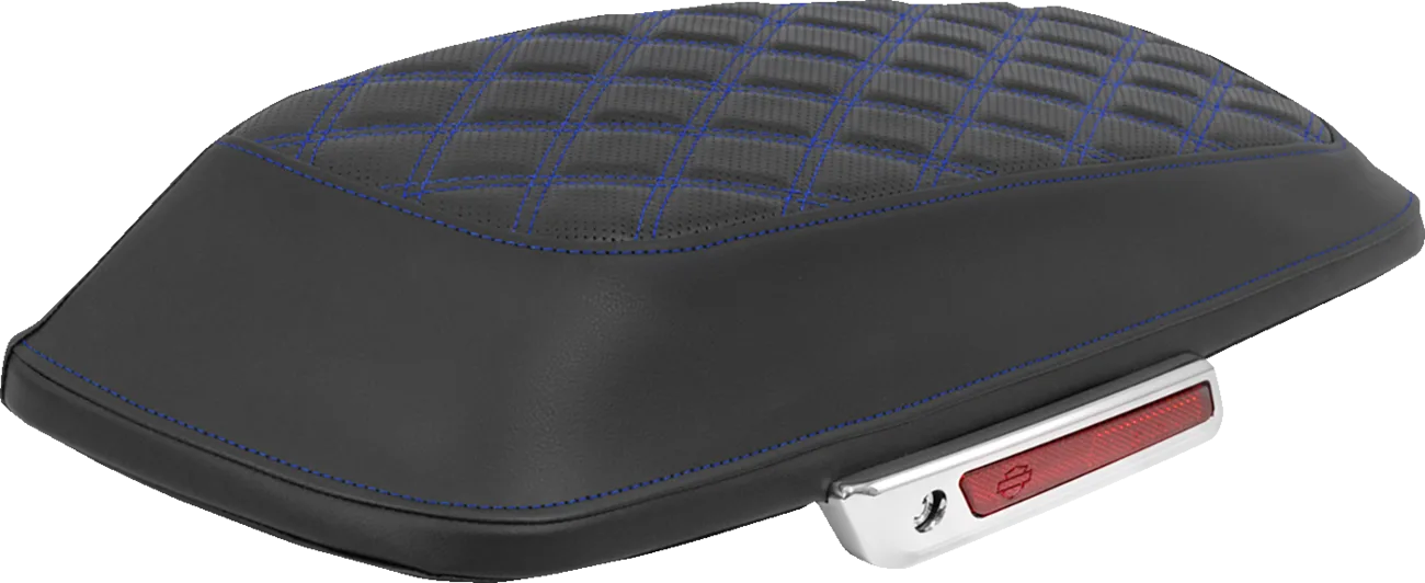 Lattice Stitched Saddlebag Lid Covers
