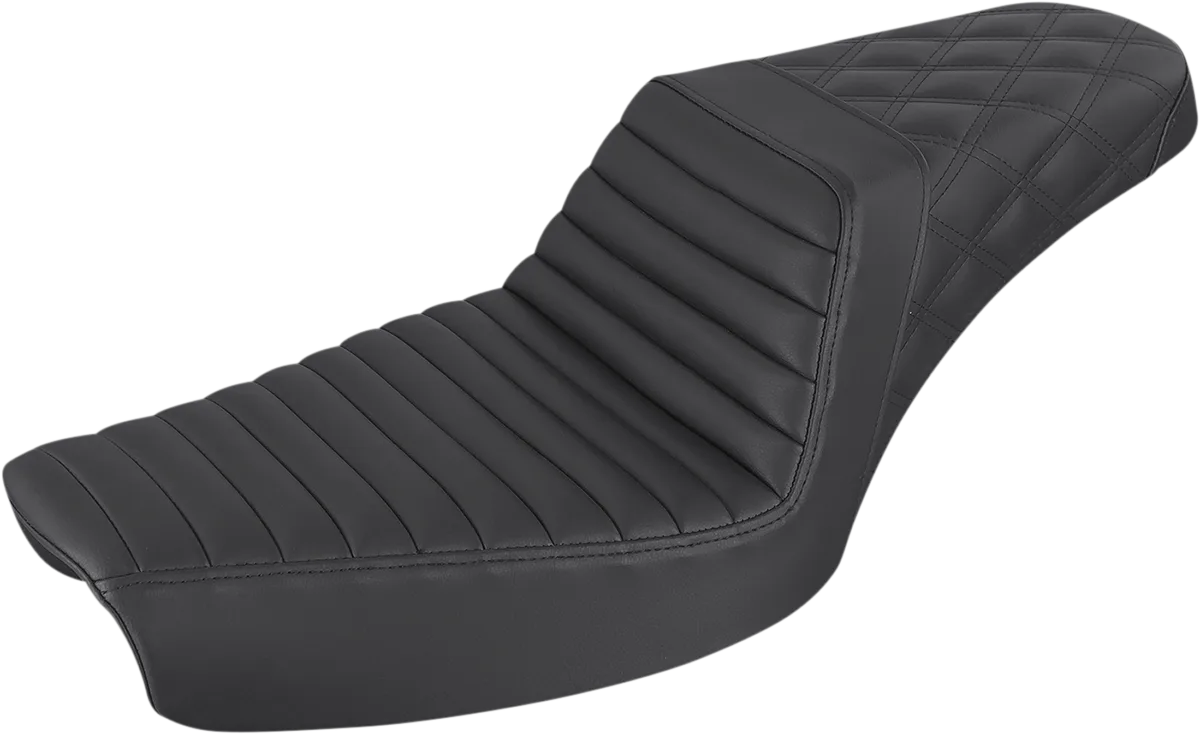 Step-Up Seat — Front Tuck-n-Roll/Rear Lattice Stitch