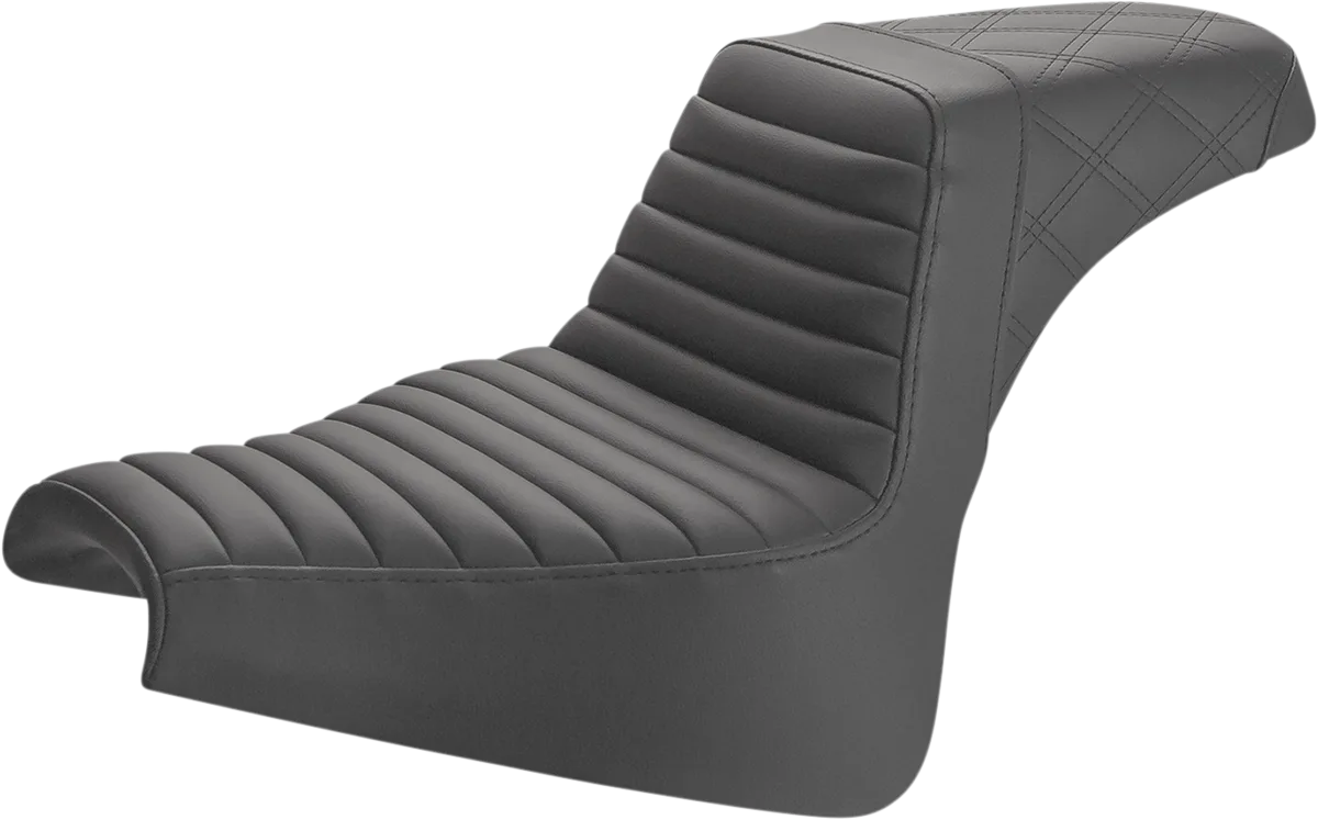 Step-Up Seat — Front Tuck-n-Roll/Rear Lattice Stitch
