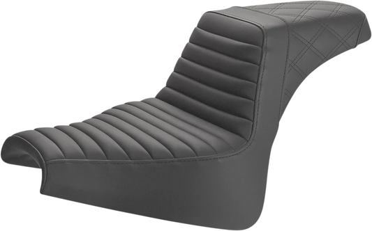 Step-Up Seat — Front Tuck-n-Roll/Rear Lattice Stitch