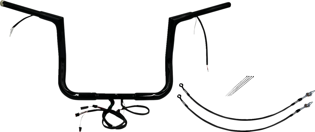 EZ Install Wired 1-1/4" Flat Top Handlebar Kit