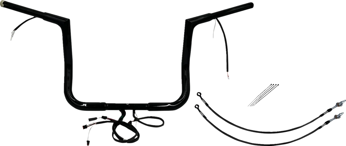 EZ Install Wired 1-1/4" Flat Top Handlebar Kit