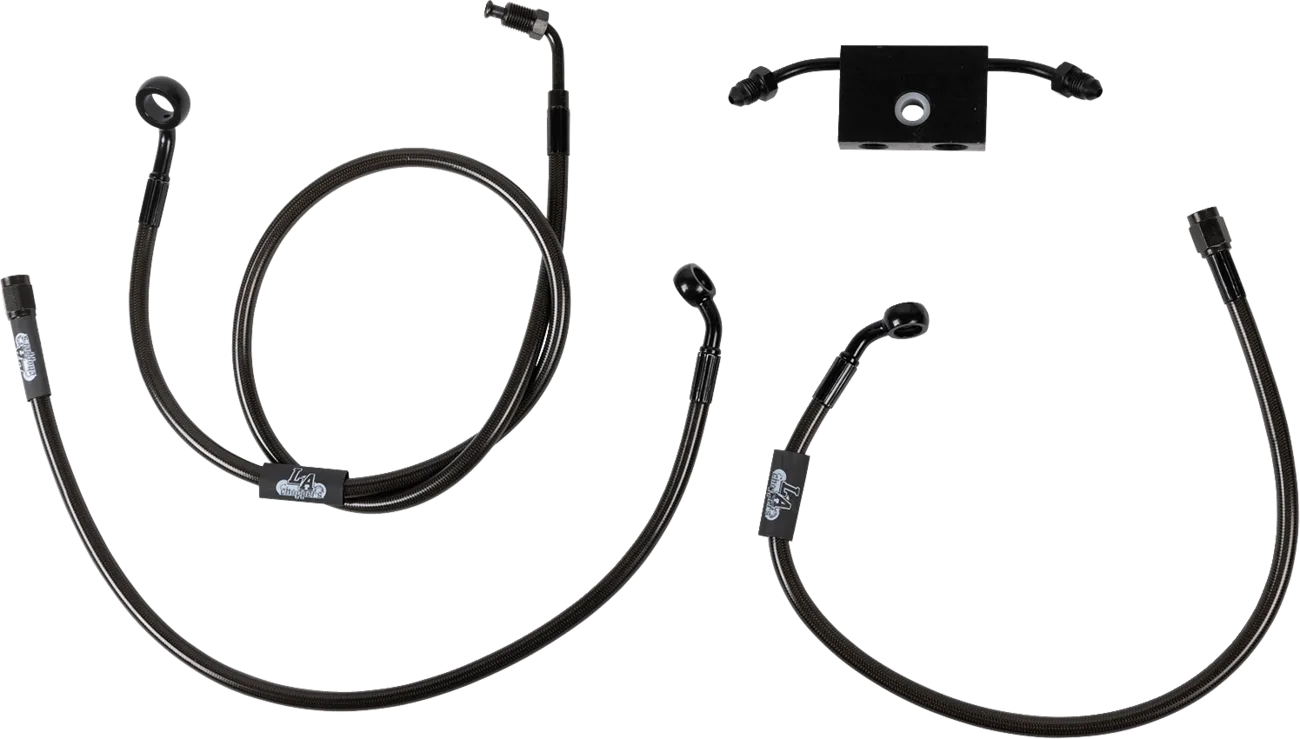 Midnight Braided Brake Line Kit