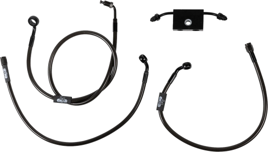 Midnight Braided Brake Line Kit