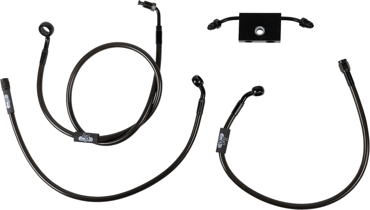 Midnight Braided Brake Line Kit