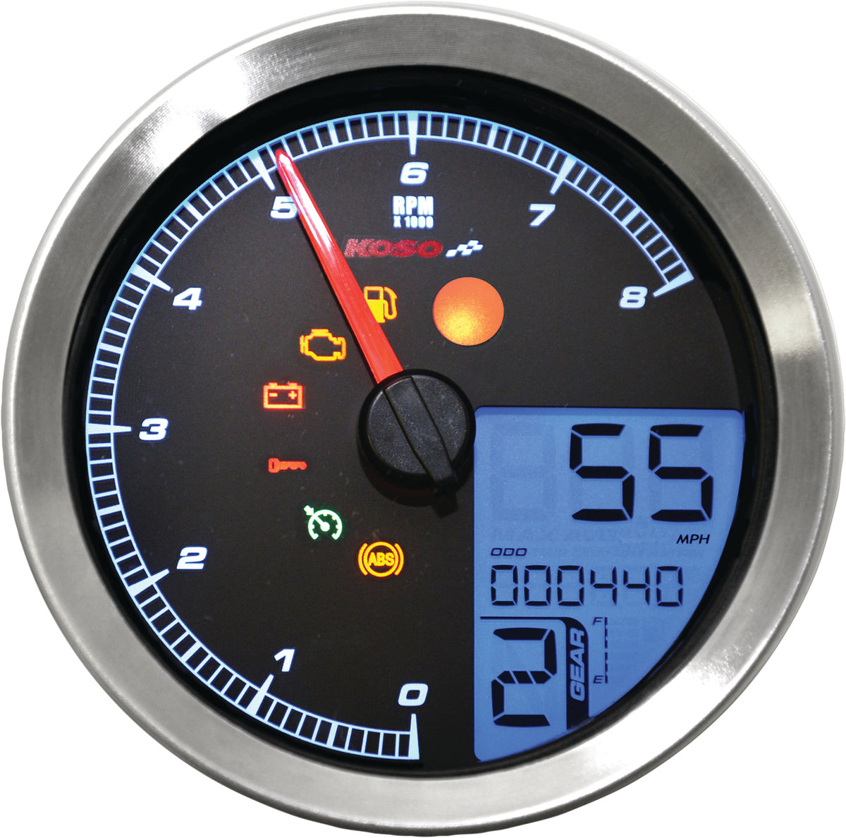 LCD Color Change Speedo and Tachometer