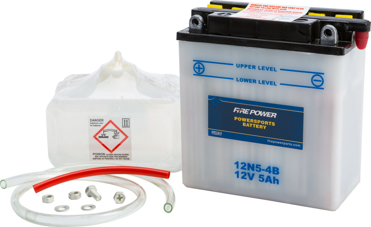 12V Standard Battery w/Acid Pack