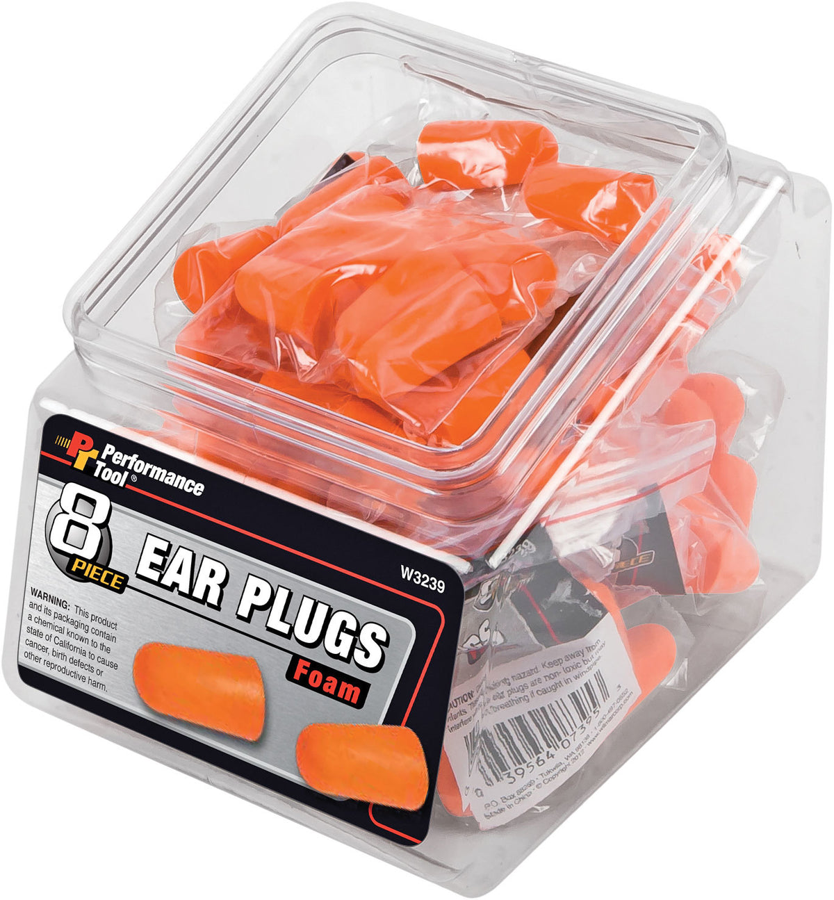 Fishbowl w/8 Piece Ear Plugs
