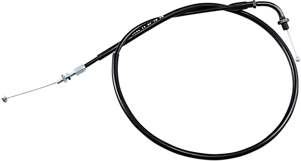 Black Vinyl Throttle Cable