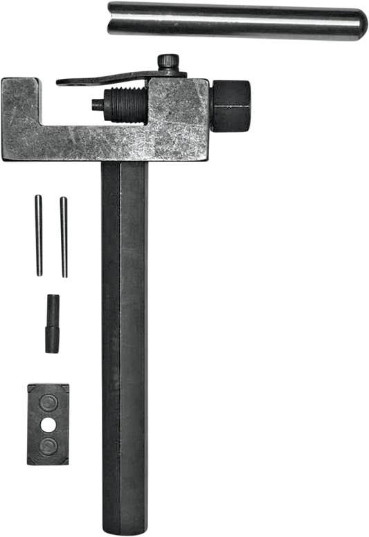 Compact Chain Assembly and Rivet Tool