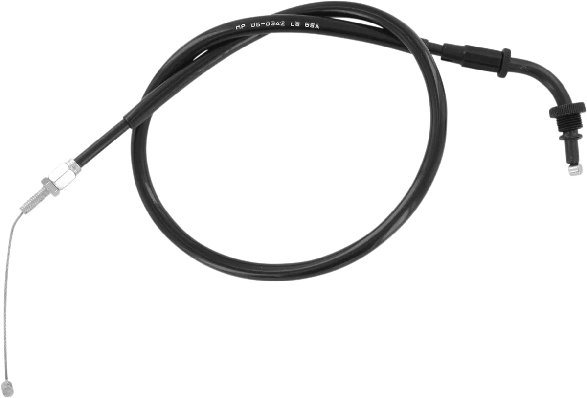 Black Vinyl Throttle Cable