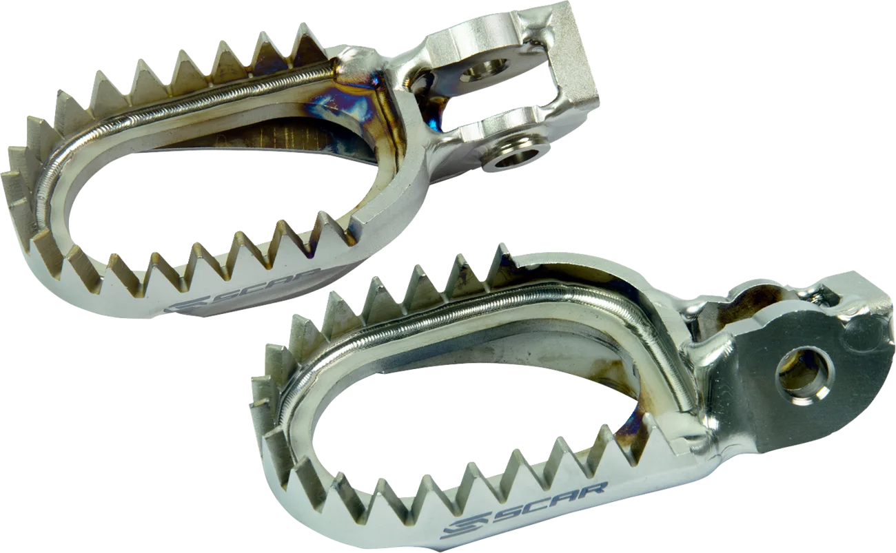 Anti-Mud Titanium Foot Pegs
