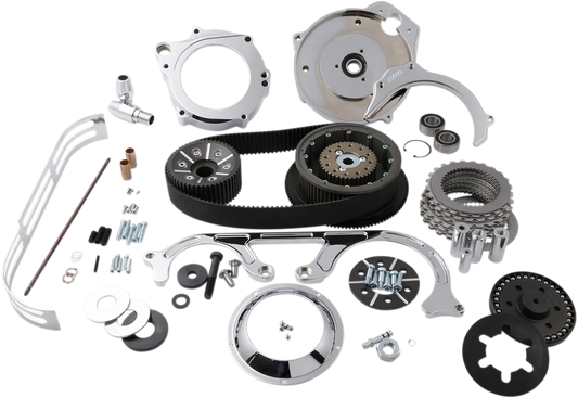 2" Open Belt Drive Kit with 2-Piece Motor Plate